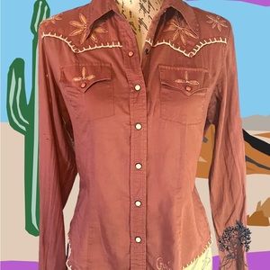 Cruel Girl Women’s Cowgirl Western Blouse M